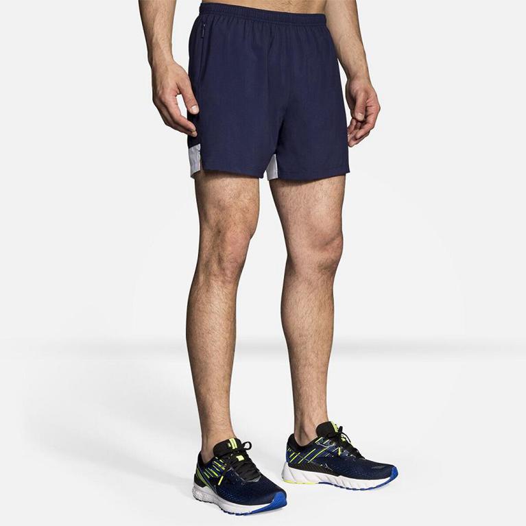 Brooks Go-To 5 - Mens Running Shorts - Blue (18926CDGT)